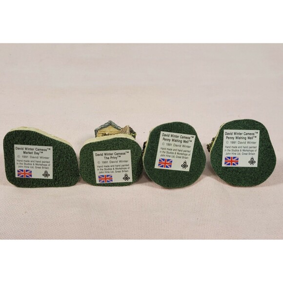Vintage Lot of 4  David Winter CAMEO Cottages  from 1991 - Picture 9 of 10